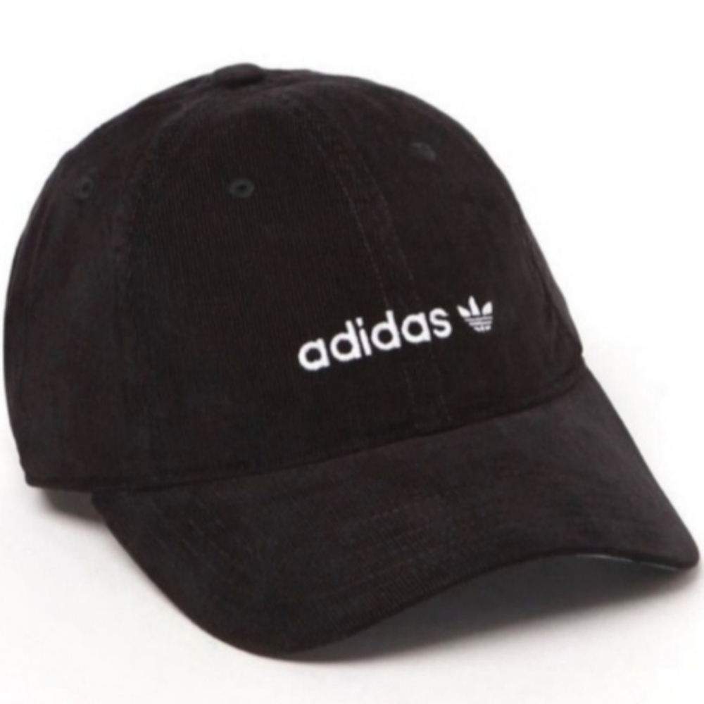 Adidas Corduroy Black Snapback Hat